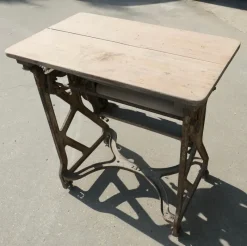 Pamono Industrial Garden Table with Pine Top, 1900><noscript><img width=