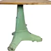 Pamono Industrial Green Cast Iron Table, 1960s> Worktables & Workbenches