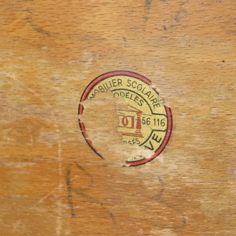 Clearance Pamono Industrial Stackable Children's Chair from Delagrave, 1950s