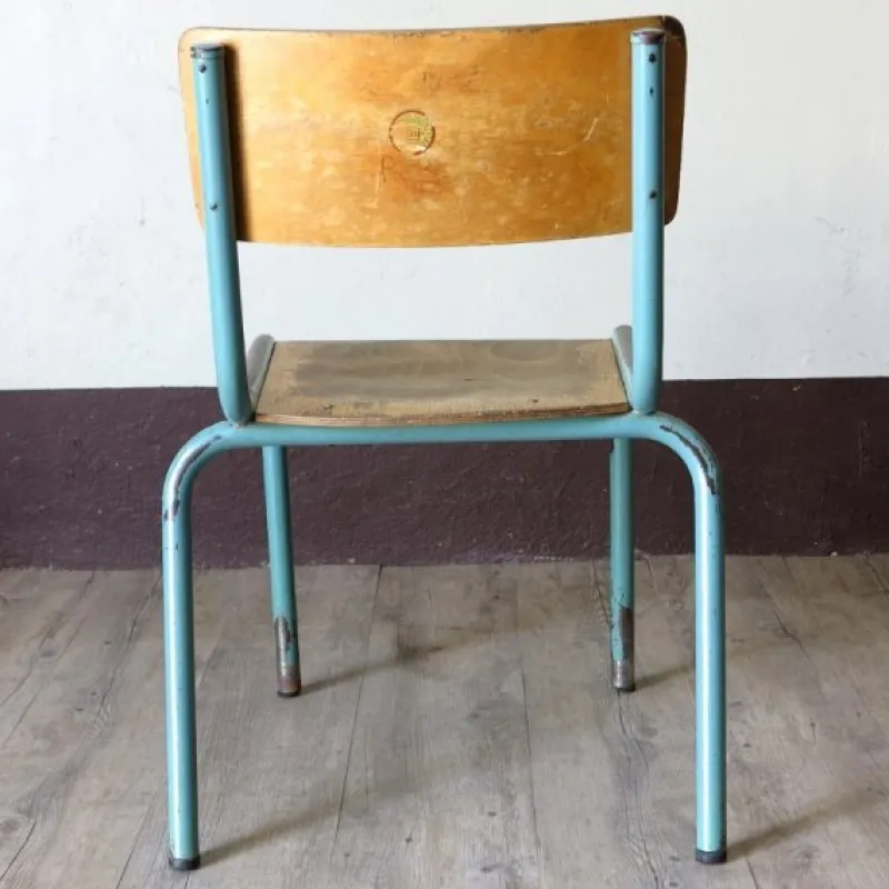 Clearance Pamono Industrial Stackable Children's Chair from Delagrave, 1950s