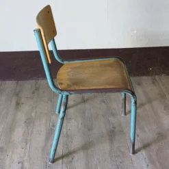 Clearance Pamono Industrial Stackable Children's Chair from Delagrave, 1950s