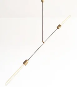 New Pamono Industrial Steel & Brass Modern Pendant Lamp from Balance Lamp