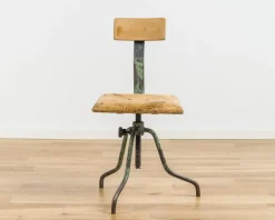 Clearance Pamono Industrial Swivel Chairs, 1920s, Set of 6