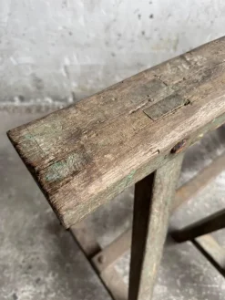 Outlet Pamono Industrial Wooden Trestles, 1940s, Set of 2
