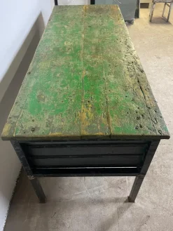 Pamono Industrial Workbench in Wood><noscript><img width=