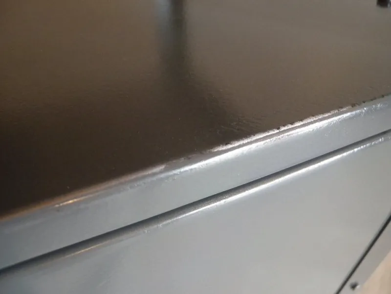 Pamono Industrial Workbench with Harley Davidson Airbrush> Worktables & Workbenches