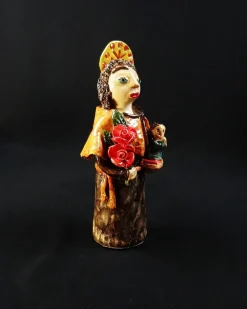 Best Pamono Ines Machado, Statuette of Saint Anthony of Padua, 2025, Terracotta