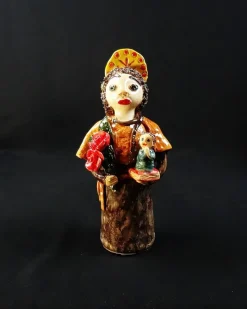 Best Pamono Ines Machado, Statuette of Saint Anthony of Padua, 2025, Terracotta