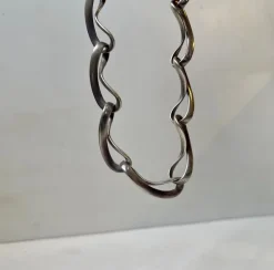 Pamono Infinity Silver Necklace from Georg Jensen, 2000s