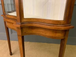 Pamono Inlaid Mahogany Display Cabinet from Maple & Co., 1900><noscript><img width=
