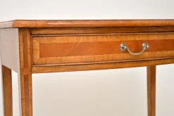 Pamono Inlaid Walnut Console or Side Table, 1950s><noscript><img width=