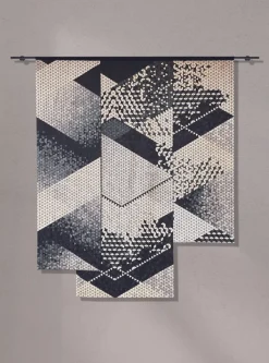 Pamono Intarsia Wall-Hanging by Elisa Strozyk, Set of 3> Decorative Objects