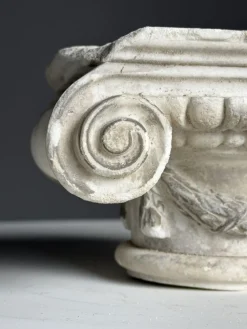 Pamono Ionic Hand Carved Marble Capital><noscript><img width=