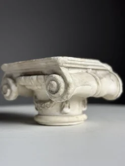 Pamono Ionic Hand Carved Marble Capital><noscript><img width=