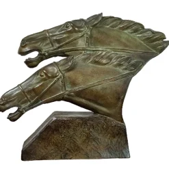 Clearance Pamono Ireneè Rochard & Reveyrolis Paris, Horse Sculpture, 1930s, Terracotta