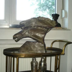 Clearance Pamono Ireneè Rochard & Reveyrolis Paris, Horse Sculpture, 1930s, Terracotta