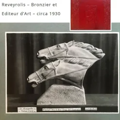 Clearance Pamono Ireneè Rochard & Reveyrolis Paris, Horse Sculpture, 1930s, Terracotta