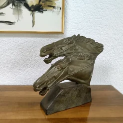 Clearance Pamono Ireneè Rochard & Reveyrolis Paris, Horse Sculpture, 1930s, Terracotta