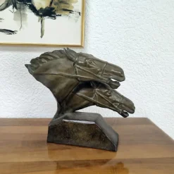 Clearance Pamono Ireneè Rochard & Reveyrolis Paris, Horse Sculpture, 1930s, Terracotta