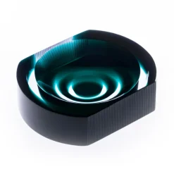 Pamono Iride Cut Ashtray by Federico Peri for Purho Murano