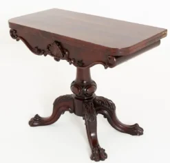 Pamono Irish Card Table in Mahogany, 1860s> Game Tables