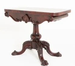 Pamono Irish Card Table in Mahogany, 1860s><noscript><img width=