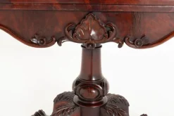 Pamono Irish Card Table in Mahogany, 1860s><noscript><img width=