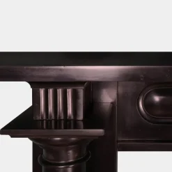 Pamono Irish Regency Black Kilkenny Marble Fireplace, 1800