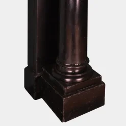 Pamono Irish Regency Black Kilkenny Marble Fireplace, 1800