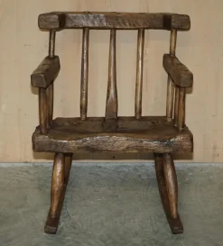 Pamono Irish Rocking Armchair in Timber, 1820s> Rocking Chairs