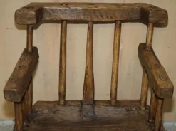 Pamono Irish Rocking Armchair in Timber, 1820s><noscript><img width=