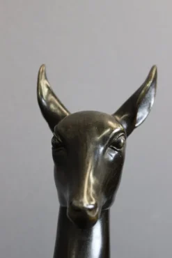 Pamono Irénée Rochard, Art Deco Antelope, 1920s, Babbitt><noscript><img width=