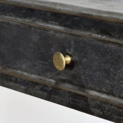 Clearance Pamono Iron & Brass Nightstand, 1910s