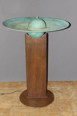 Pamono Iron and Copper Fountain by Tom Torrens, 1990> Garden Accessories