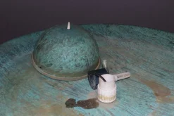 Pamono Iron and Copper Fountain by Tom Torrens, 1990><noscript><img width=