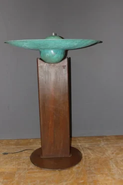 Pamono Iron and Copper Fountain by Tom Torrens, 1990><noscript><img width=