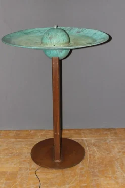 Pamono Iron and Copper Fountain by Tom Torrens, 1990><noscript><img width=