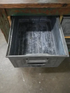Pamono Iron and Fir Countertop Counter, 1950s><noscript><img width=