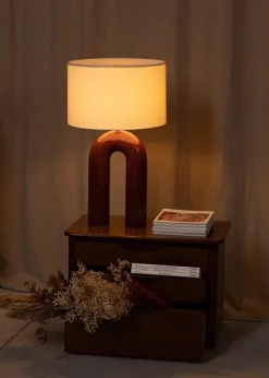 Sale Pamono Iron Ceramic Arko Table Lamp by Simone & Marcel