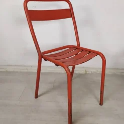 Outlet Pamono Iron Garden Chairs from Tolix, 1950s, Set of 4
