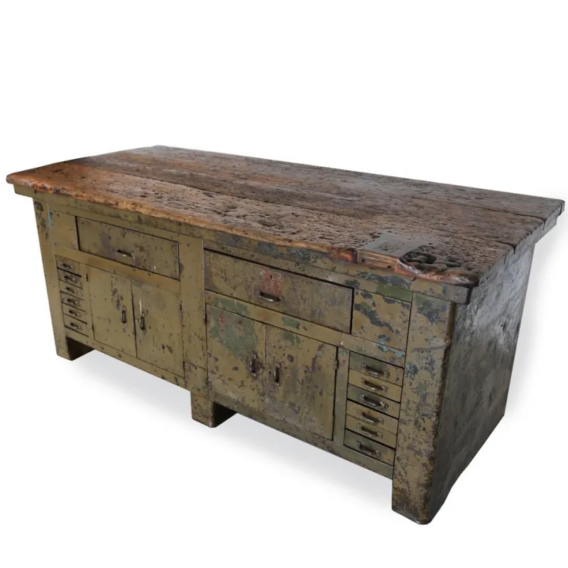 Pamono Iron Worktable, Rome, 1940s> Worktables & Workbenches