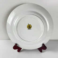 Pamono Ironstone Yvonne Plates from Orchies, Early 20th Century, Set of 6><noscript><img width=