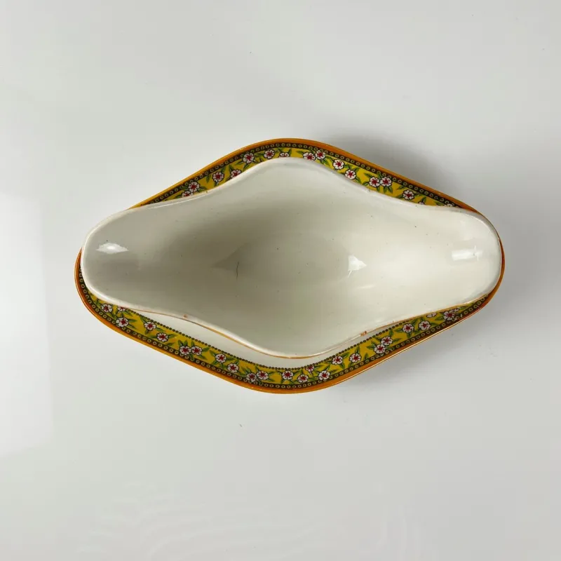 Hot Pamono Ironstone Yvonne Sauceboat from Orchies, Early 20th Century