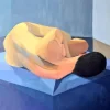 Best Pamono Isabelle Pardoe, Large Colorful Cubist Nude, 2000s, Oil on Canvas