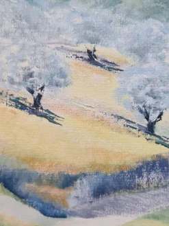 Pamono Isabelle Pardoe, The Olive Trees Landscape, 2000s, Oil on Canvas><noscript><img width=