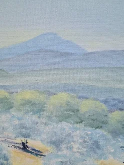 Pamono Isabelle Pardoe, The Olive Trees Landscape, 2000s, Oil on Canvas><noscript><img width=