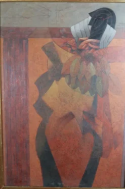 Pamono Ismael Guardado, Composition, 1993, Oil on Canvas><noscript><img width=