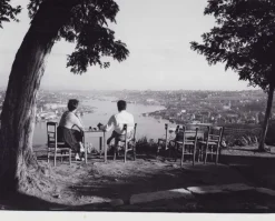 Hot Pamono Istanbul, Galata Bridge, View to the Golden Horn, 1960s, Black & White Photograph