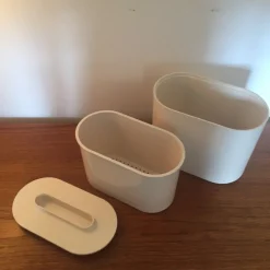 Pamono Italian 8420 ABS Ice Bucket by Giotto Stoppino for Kartell, 1960s><noscript><img width=