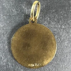 Discount Pamono Italian 18 Karat Yellow Gold Scorpio Zodiac Charm Medal Pendant, 1950s